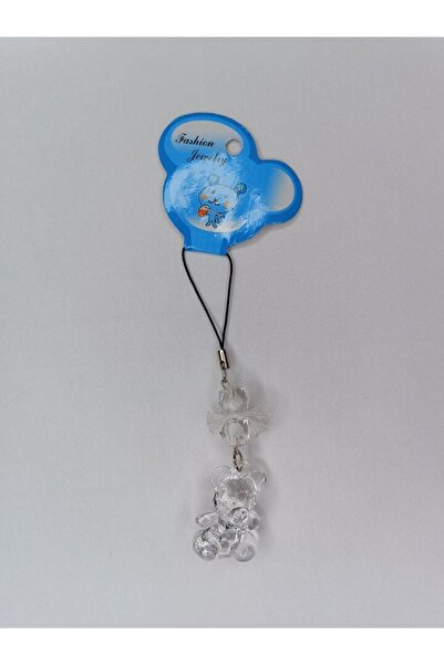 Hasyılmaz Jelibon Teddy Bear Phone Strap Bag Wallet Ornament Transparent 002