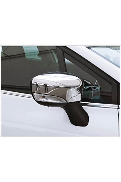 EBAL OTO AKSESUAR Renault Clio 4 Hb Krom Ayna Kapağı 2 Parça P.çelik 2012-201...
