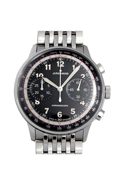 junghans Meister Telemeter 41mm Çelik Kordon Erkek Kol Saati 027/3381