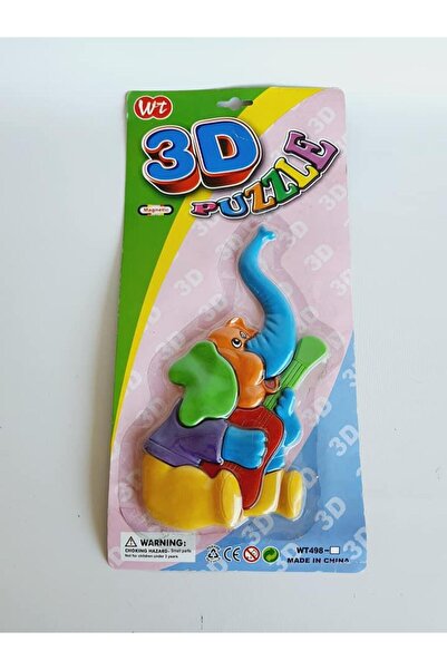 Hasyılmaz 3d Educational Magnet Puzzle 23cm (elephant)
