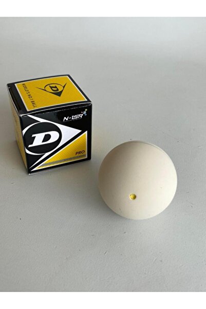 DUNLOP N1-SR Pro Squash Topu Beyaz 1 Adet 12X1BBX