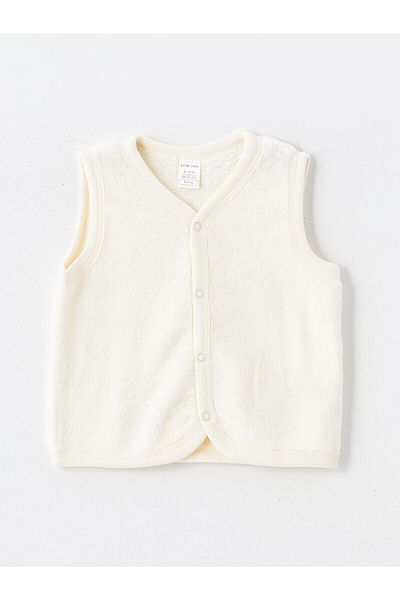 LC Waikiki Lcwk V-Neck Basic Baby Boy Vest 2-Piece