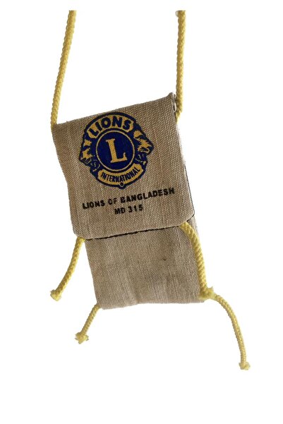 Hasyılmaz Boyun Askılı Kumaş Çanta Sarı