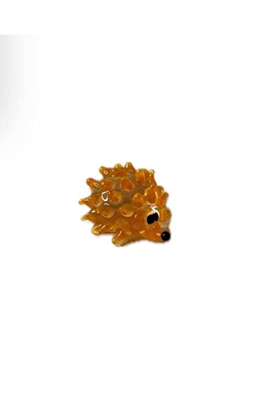 Hasyılmaz El Yapımı Mini Murano Cam Kirpi Biblo A149-03