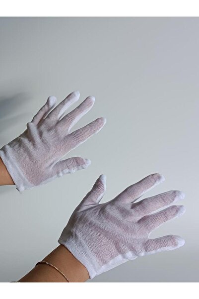 Hasyılmaz Öğrenci İş Teknik Etkinlik Eldiveni Beyaz 25 Çift