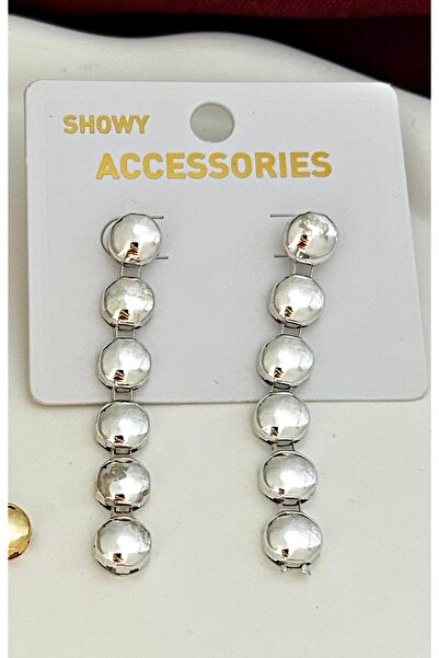 mos&more Uzun Tasarım Sallantılı Kadın Küpe