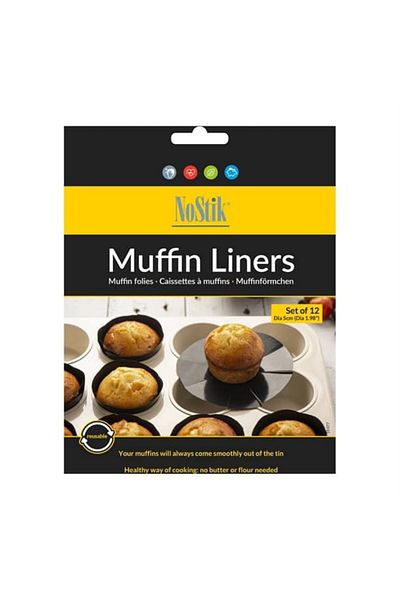 NoStik Black Muffin Paper - 5cm