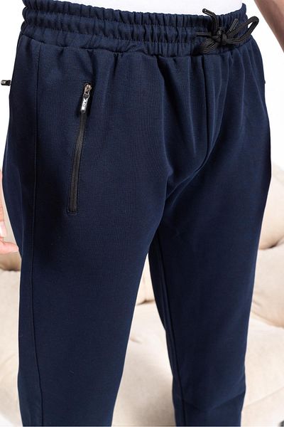 Mutlu City Basic Trendy Ανδρικά Φούτερ - Ύφασμα διπλού προσώπου, Άνετη εφαρμογή, Κοπή παντελονιού, Navy Blue-2990