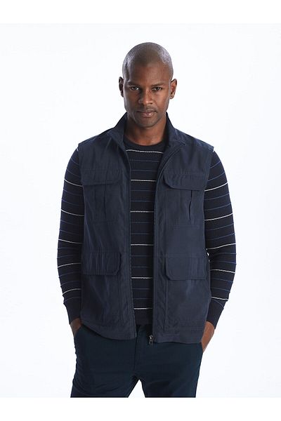 LC Waikiki Lcwk Standard Fit Stand Collar Men's Vest