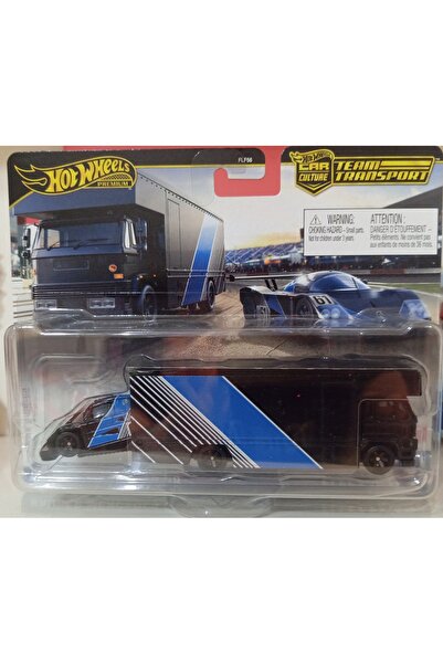 HOT WHEELS Dianomi 1:64 TEAM TRANSPORT MERCEDES SAUBER C9 Fleet Flynn tasıyıcı kamyon
