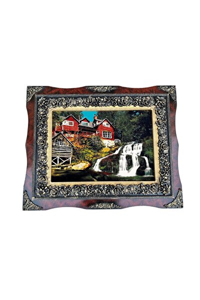 Hasyılmaz Doğanın Kalbindeki Yuva Adlı İran Tebriz Halı Tablo 100x81cm - Duva...