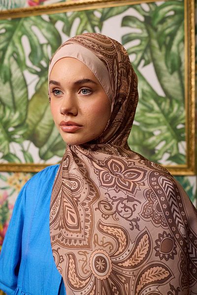 İpekhan Marrakech Collection Soft Shawl Light Mink 3048-13