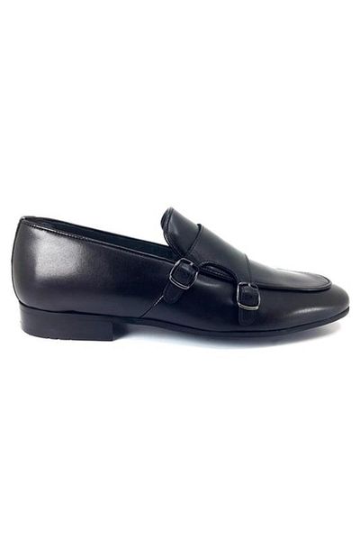 Fosco 2575 Genuine Leather Men's Classic Shoes-black