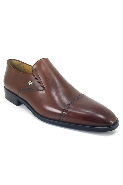 Fosco 2887 Γνήσιο Δερμάτινο Ανδρικά Παπούτσια Classic-μαύρισμα