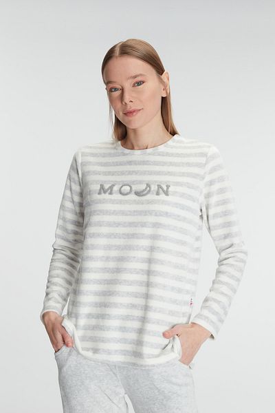 Anıl 11256 Women's Cotton Long Sleeve Pajamas Set