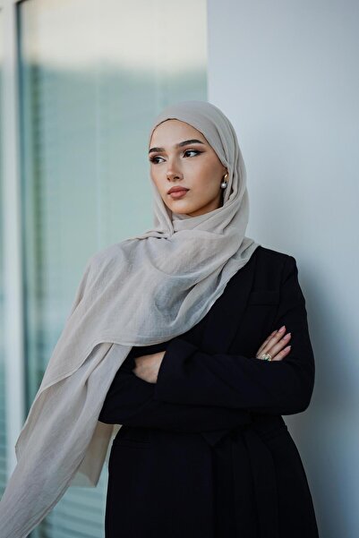 kermeipek %100 DOĞAL BAMBU ŞAL TAŞ RENGİ