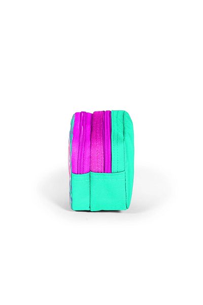 Coral High Τσάντα μολυβιού με μοτίβο Flamingo 22290 με δύο θήκες