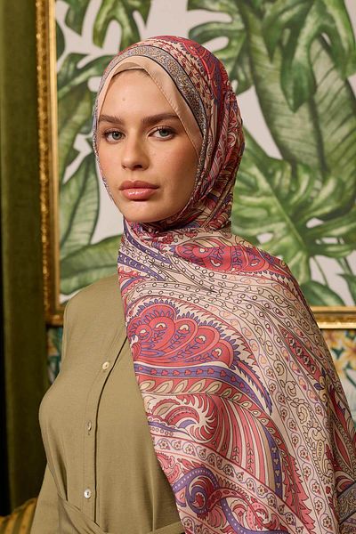 İpekhan Μαλακό σάλι Marrakech - Tile Beige, Collection 3047-04