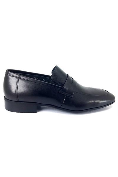 Fosco 2061 Γνήσιο Δερμάτινο Ανδρικά Παπούτσια Classic-μαύρο