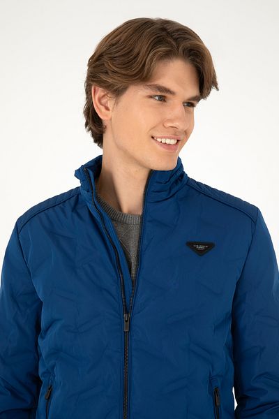 U.S. Polo Assn. U.S. Polo Assn Men's Puffer Goose Feather Coat - Indigo