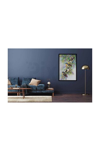 pixartsanat Juniper Birds Pixart Art Diamond Mosaic Painting Diamond Turkey 60*63