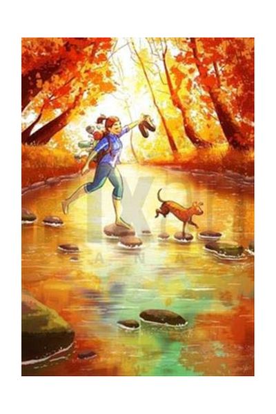 pixartsanat Walking in Nature Pixart Art Diamond Mosaic Painting Diamond Türkiye 43*64