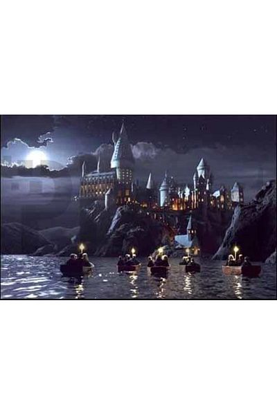 pixartsanat Moon Lake Boat 28*40 PixArt Art Diamond Mosaic Painting Diamond Turkey