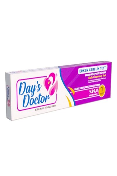 DAY''S DOCTOR Erken Gebelik Testi %99.8 Kesin Sonuç x 6 adet