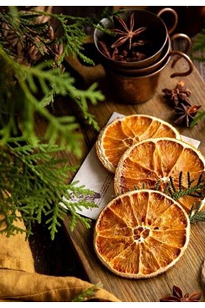 pixartsanat Dried Orange Slices Pixart Art Diamond Mosaic Painting Diamond Turkey 36*51