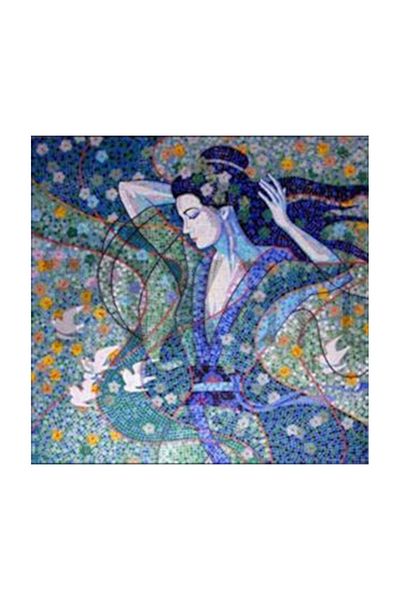 pixartsanat Mosaic Woman Pixart Art Diamond Mosaic Painting Diamond Turkey 89*89