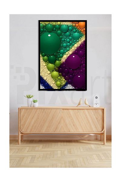pixartsanat Colorful Bubbles Pixart Art Diamond Mosaic Painting Diamond Türkiye 40*60