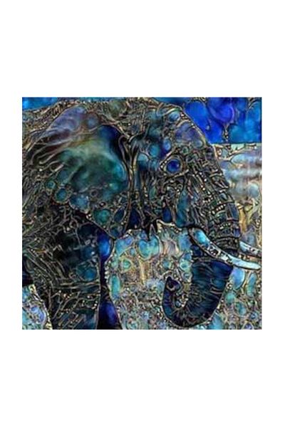 pixartsanat Elmastan Elephant Pixart Art Diamond Mosaic Painting Diamond Turkey 72*70