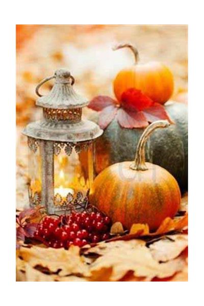 pixartsanat Pumpkins in Autumn Pixart Art Diamond Mosaic Painting Diamond Turkey 30*46
