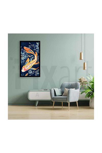 pixartsanat Koi Baligi Pixart Art Diamond Mosaic Painting Diamond Turkey 37*69