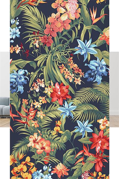 pixartsanat Colorful Flowers Pattern Pixart Art Diamond Mosaic Painting Diamond Türkiye 50*75