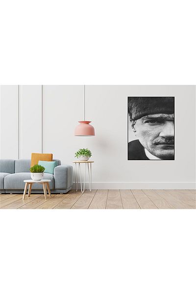pixartsanat Black and White Atatürk Pixart Art Diamond Mosaic Painting Diamond Türkiye 40*60