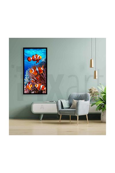 pixartsanat Living Underwater Pixart Art Diamond Mosaic Painting Diamond Türkiye 37*69