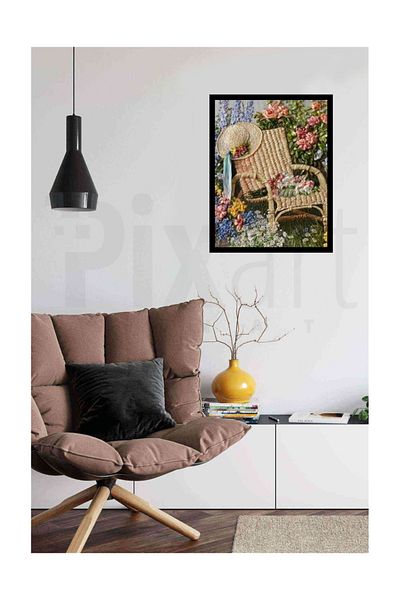 pixartsanat Garden Pixart Art Diamond Mosaic Painting Diamond Turkey 56*74