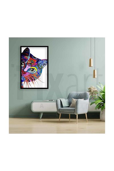 pixartsanat Pattern Cat Pixart Art Diamond Mosic Painting Daimond Türkiye 40*60
