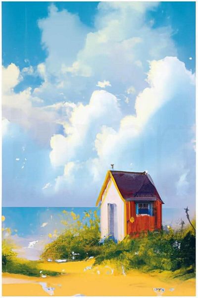 pixartsanat Tiny Hut 30x40 PixArt Art Diamond Mosaic Painting Diamond Türkiye