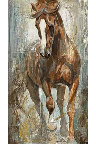 pixartsanat Strong Horse Pixart Art Diamond Mosaic Painting Diamond Turkey 37*69