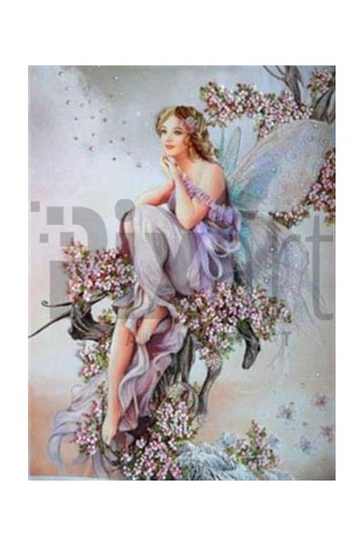 pixartsanat Beautiful Fairy Pixart Art Diamond Mosaic Painting Diamond Turkey 41*56