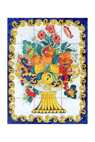 pixartsanat Fruits on the Plate Pixart Art Diamond Mosaic Painting Diamond Turkey 47*62