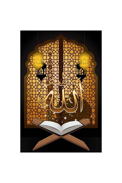 pixartsanat Islamic Religious Pixart Art Diamond Mosaic Painting Diamond Turkey 30X40