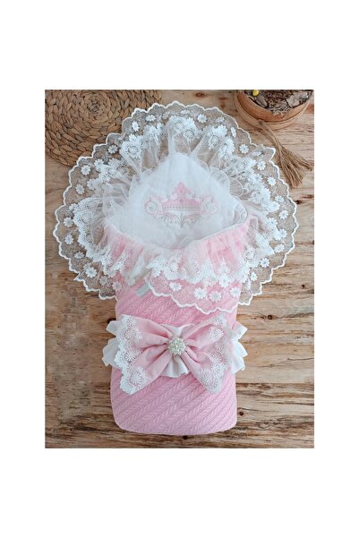 Narnuga MİRAYLİFE Tericotton Crown مطرز باللؤلؤ والغيبور مع فيونكة مزدوجة من ...