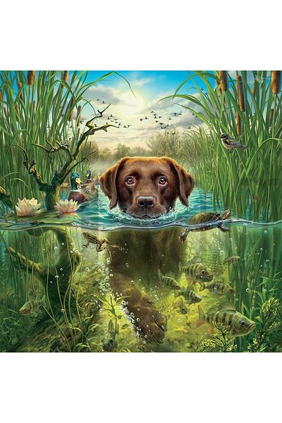 pixartsanat Puppy 30*30 Cm Pixart Art Diamond Mosaic Painting Diamond Turkey