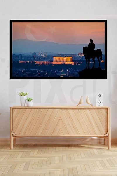 pixartsanat Anıtkabir Atatürk Landscape 50x30 PixArt Art Diamond Mosaic Painting Diamond Turkey