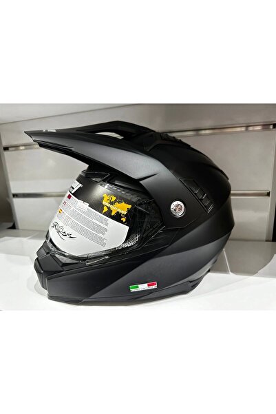 Sway KASK SWAY SW-X60 MAT SİYAH CAMLI GÜNEŞ GÖZLÜKLÜ