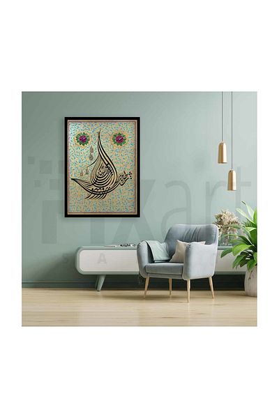 pixartsanat Tuğra Pixart Art Diamond Mosaic Painting Diamond Türkiye 46*64