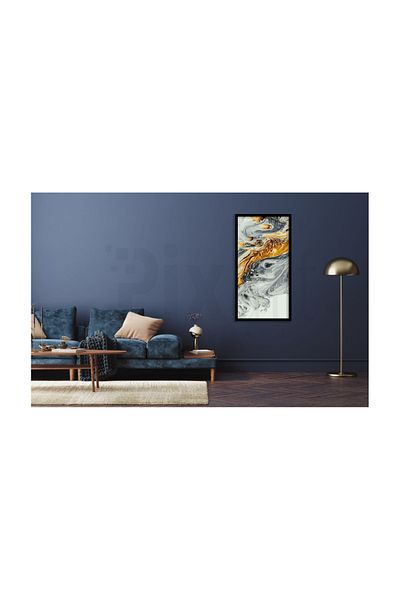 pixartsanat Gray Gold Yellow Pixart Art Diamond Mosaic Painting Diamond Türkiye 55*97